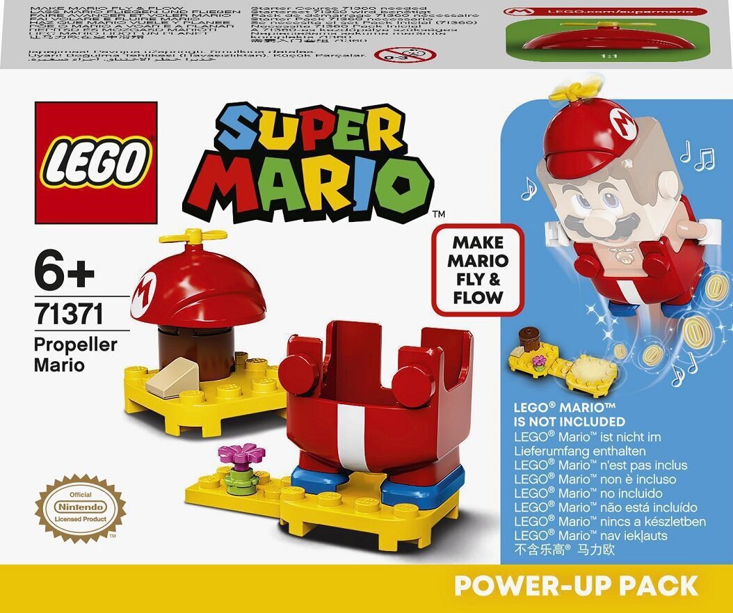 71371 LEGO® Super Mario Piloot-Mario võimenduskomplekt hind ja info | Klotsid ja konstruktorid | kaup24.ee