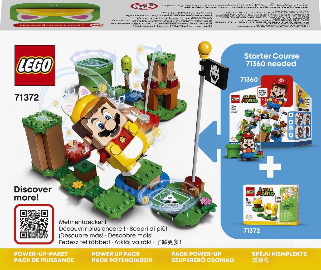 71372 LEGO® Super Mario Kass-Mario võimenduskomplekt hind ja info | Klotsid ja konstruktorid | kaup24.ee