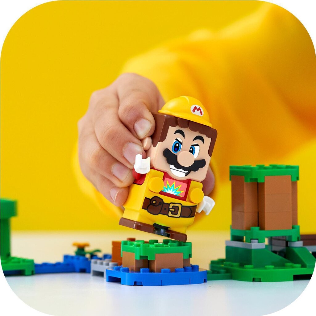 71373 LEGO® Super Mario Ehitaja-Mario võimenduskomplekt цена и информация | Klotsid ja konstruktorid | kaup24.ee