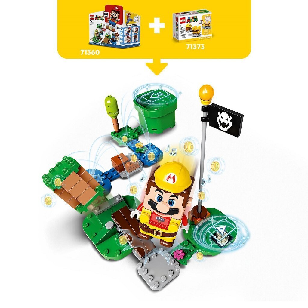 71373 LEGO® Super Mario Ehitaja-Mario võimenduskomplekt hind ja info | Klotsid ja konstruktorid | kaup24.ee