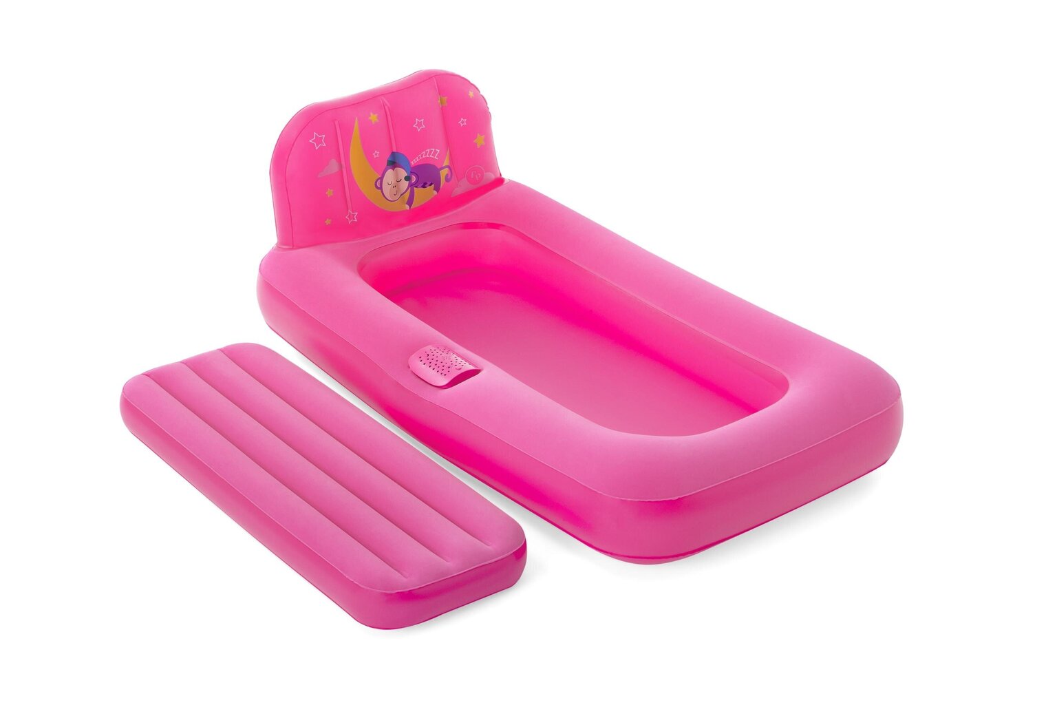 Täispuhutav madrats lastele Bestway Fisher-Price Dream Glimmers, 132x76 cm, roosa hind ja info | Täispuhutavad madratsid ja mööbel | kaup24.ee