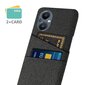 Oneplus Nord N20 5G Textile Dual Sim telefoniümbrisele helehall hind ja info | Telefoni kaaned, ümbrised | kaup24.ee