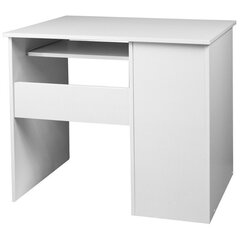 Письменный стол NORE Pin, белый цена и информация | Компьютерные, письменные столы | kaup24.ee