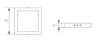 Pinnapealne LED paneel GTV MATIS PLUS 24W/3000K hind ja info | Süvistatavad ja LED valgustid | kaup24.ee