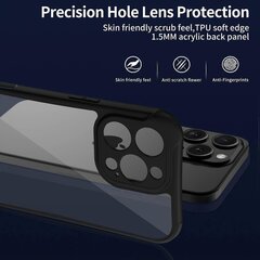 LEEU DESIGN iPhone 16 Pro ümbrisele 3D stereoheli auk akrüül+TPU nurgad pehmendav telefoni kaas - hind ja info | Telefoni kaaned, ümbrised | kaup24.ee