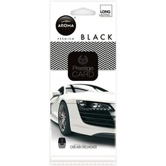 Auto õhuvärskendaja Aroma Prestige Card Black 6g hind ja info | Autolõhnastajad | kaup24.ee