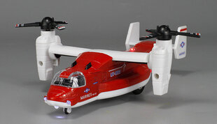 Alloy Diecast Osprey V22 Helikopteri kerge tagasitõmbamine Millity transpordilennukite masin lastele mõeldud mänguasjade lennukimudel цена и информация | Коллекционные модели автомобилей | kaup24.ee