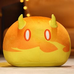 (fire45cm padi)Mäng Genshin Impact Plush padi kätesoojendajaga Nukud Slime Plushie mänguasjad Täidisega pehme padi lastele täiskasvanutele kingitused цена и информация | Мягкие игрушки | kaup24.ee