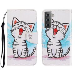 Чехол Для Телефона С Цветным Рисунком Red Mouth Cat, Совместимый С Samsung Galaxy S22 5G цена и информация | Чехлы для телефонов | kaup24.ee