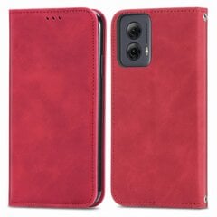 Red Retro Skin Feel Nahkümbris, Mis Ühildub Seadmega Motorola Moto G Power 5G 2024 hind ja info | Telefoni kaaned, ümbrised | kaup24.ee