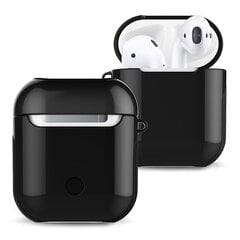 Черный Защитный Чехол Для Наушников Для Пк, Совместимый С Airpods 1/2 цена и информация | Чехлы для телефонов | kaup24.ee