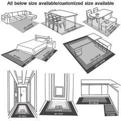 Kodukaunistus Moodne 3d Jõulukaunistus Sissepääs Vaip Elutuba Diivanilaud Tekk Jõuluvana Vaip Magamistoa Vaibad 24 50x80cm hind ja info | Vaibad | kaup24.ee