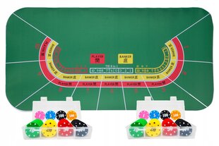 BACCCARAT BAKARAT CARD GAME CASINO +2x TOKETID hind ja info | Originaalsed seltskonnamängud | kaup24.ee