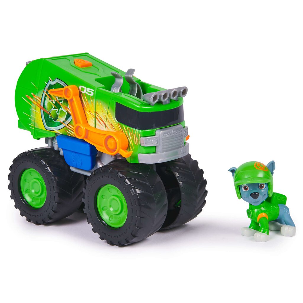 Prügiauto + Rocky figuur Paw Patrol Rescue Wheels hind ja info | Poiste mänguasjad | kaup24.ee