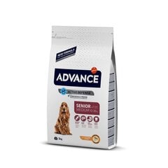 ADVANCE DOG MEDIUM SENIOR 3,0KG - ДЛЯ ПОЖИЛЫХ СОБАК CРЕДНИХ ПОРОД (КУРИЦА С РИСОМ) цена и информация | Сухой корм для собак | kaup24.ee