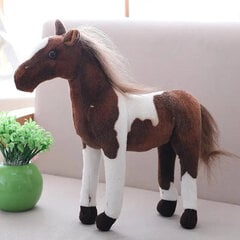 (B35cm) Sebra Plush Animal Crosing زبرصناعي Pehme hiiglaslik topisega hobune Realistlik Hukelma higine hobune Lusama Plushie mängunukk lapsele kingituseks hind ja info | Pehmed mänguasjad | kaup24.ee