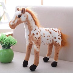 (E50-55 cm) Sebra Plush Animal Crosing زبرصناعي Pehme hiiglasliku topisega hobune Realistlik Hukelma Higine hobune Lusama Plushie mängunukk lapsele kingituseks hind ja info | Pehmed mänguasjad | kaup24.ee