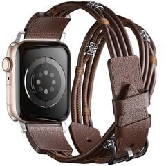 Ремешок с двумя кругами в этническом стиле размера S/M для Apple Watch Series 9 8 7 41 мм/6 5 4 SE (2022) SE ( цена и информация | Чехлы для телефонов | kaup24.ee