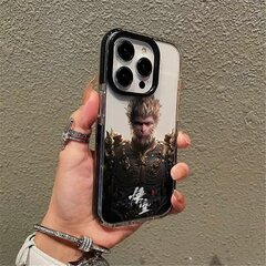 iPhone 14 Pro Max ümbrisele Wukong China Game Pattern TPU läbipaistev telefonikate – must hind ja info | Telefoni kaaned, ümbrised | kaup24.ee