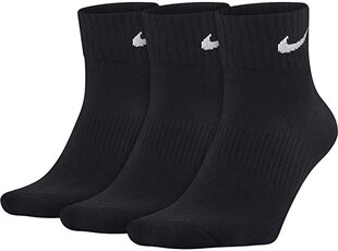 Nike madalad sokid 3 tk, must цена и информация | Мужские носки | kaup24.ee