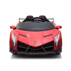 Kahekohaline elektriauto lastele Lamborghini Veneno, punane hind ja info | Laste elektriautod | kaup24.ee