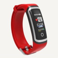 Longet M4 Smartband Fitness Tracker Nutikell Nutitelefon Sporditegevus Kell IPS iOS Android IOS Punane hõbedane hind ja info | Nutikellad (smartwatch) | kaup24.ee