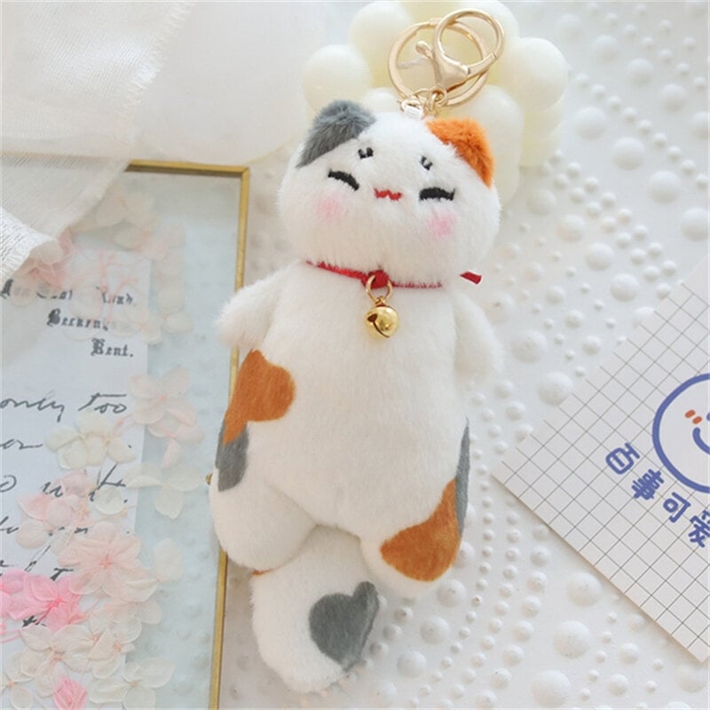 (15 cm võtmehoidja umbes 55 cm) Jaapan Calling Tooge Fortune Cat Plushie täidisega Loomad Lill Oranž Valged Kassid Padja Kaelus Kellakaunistused Kaelakee Mänguasjad Laps hind ja info | Pehmed mänguasjad | kaup24.ee