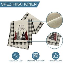 Buffalo Plaid Trees Christmas Table Runner – pestav lauakaunistus hind ja info | Laudlinad, lauamatid, servjetid | kaup24.ee