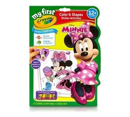 Книжка-раскраска с наклейками Crayola Minnie цена и информация | Книжки - раскраски | kaup24.ee