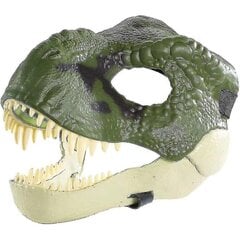 Dino mask liikuv lõug, dinosaurus mask lastele täiskasvanutele, dinosaurus pea näomask Halloween Cosplay pidu kostüüm rekvisiit-roheline hind ja info | Karnevali kostüümid | kaup24.ee