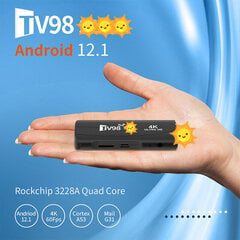 Smart TV Box Android 12.1 IR juhtimine 4K Smart TV Box RK3228 2.4G+5.8G WiFi A53 Cortex Mini TV Stick 2GB+16GB цена и информация | Аксессуары для Smart TV | kaup24.ee