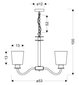 Rippvalgusti Candellux Schubert hind ja info | Rippvalgustid | kaup24.ee