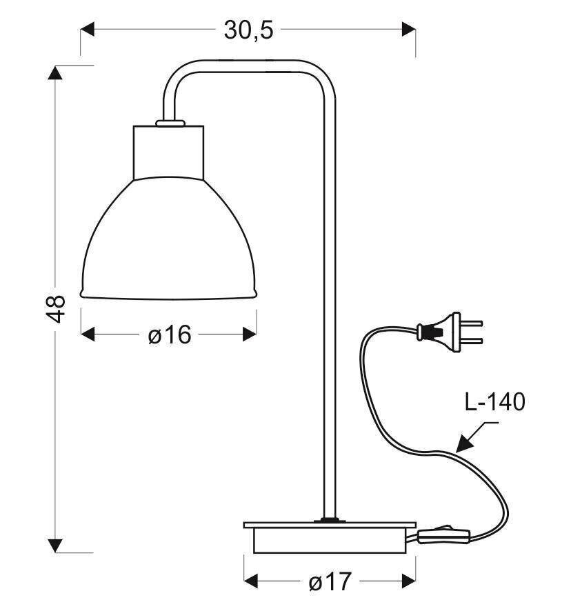 Laualamp Candellux Vario цена и информация | Laualambid | kaup24.ee