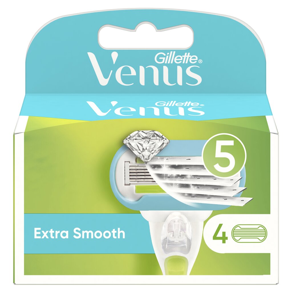 Raseerimispead Gillette Venus Extra Smooth, 4 tk. цена и информация | Raseerimisvahendid | kaup24.ee