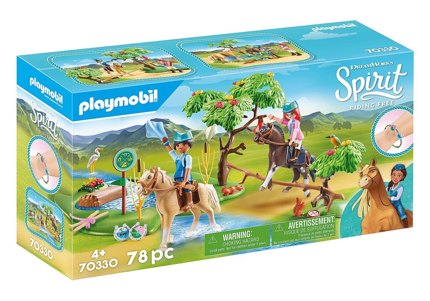 70330 PLAYMOBIL® DreamWorks Spirit Jõe väljakutse цена и информация | Klotsid ja konstruktorid | kaup24.ee