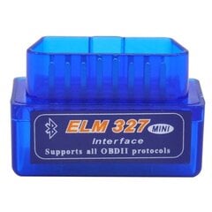 Veakoodi lugeja ELM327 Mini/OBD2-Bluetooth - Auto diagnostika Sinine hind ja info | Lisaseadmed | kaup24.ee