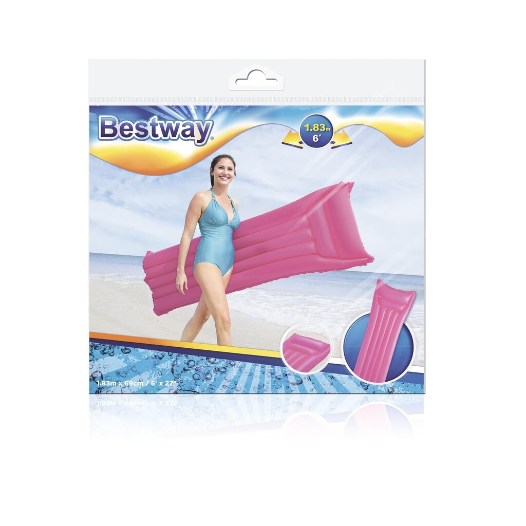Täispuhutav rannamadrats Bestway Matte Finish 170x54x15 cm цена и информация | Täispuhutavad veemänguasjad ja ujumistarbed | kaup24.ee