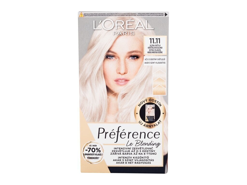 Juuksevärv L'Oréal Paris Préférence Le Blonding Hair Color naistele, 1 tk цена и информация | Juuksevärvid | kaup24.ee