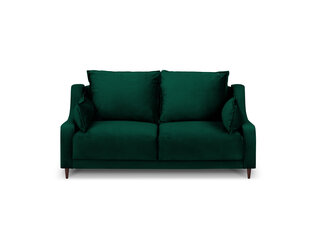 Двухместный бархатный диван Mazzini Sofas Freesia, темно-зеленый цена и информация | Диваны | kaup24.ee