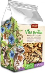 Кормовая добавка для кроликов и грызунов Vitapol Vita Herbal корень цикория, 100 г. цена и информация | Корм для грызунов | kaup24.ee