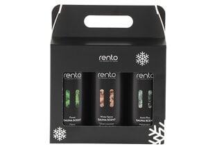 Lõhnakomplekt sauna RENTO, 3x400ml цена и информация | Аксессуары для сауны и бани | kaup24.ee