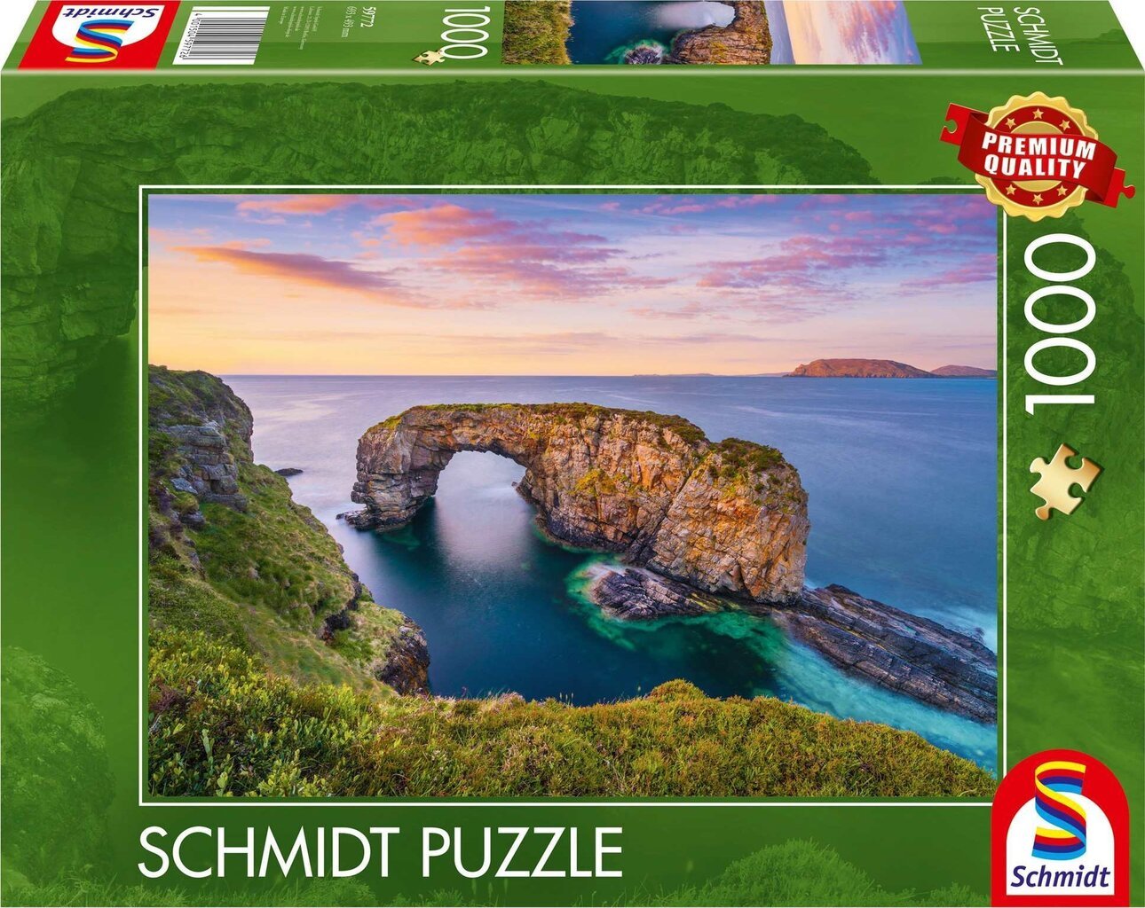 Schmidt Spiele pusle Ireland, Co.Donegal, Fanad, Great Pollet Sea Arch (1000-osaline) hind ja info | Pusled | kaup24.ee