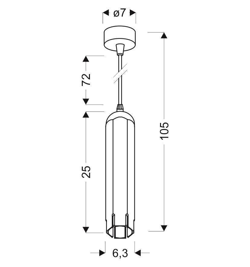 Rippvalgusti Candellux 31-77684 цена и информация | Rippvalgustid | kaup24.ee