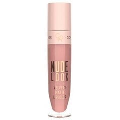 Vedel huulevärv Golden Rose Nude Look Velvety Matte 5,5 ml, 03 Rosy Nude hind ja info | Huulepulgad, -läiked, -palsamid, vaseliin | kaup24.ee