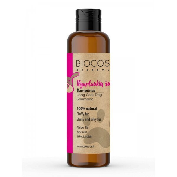 PIKAKARVALINE Pet Care šampoon koertele BIOCOS, 200 ml цена и информация | Karvahooldustooted loomadele | kaup24.ee