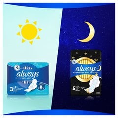 Гигиенические пакеты Always Ultra Size 3 Day & Night, 40 шт. цена и информация | Тампоны, гигиенические прокладки для критических дней, ежедневные прокладки | kaup24.ee