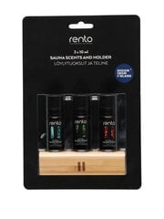 Saunalõhnad Rento 3x10ml, bambusest aluses hind ja info | Sauna aksessuaarid | kaup24.ee