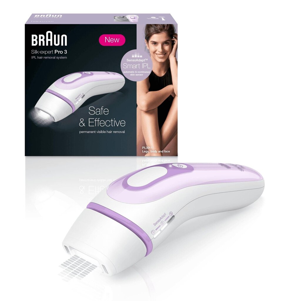 Braun Silk-Expert Pro 3 PL3012 IPL цена и информация | Epilaatorid, raseerijad | kaup24.ee