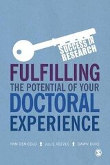 Fulfilling The Potential Of Your Doctoral Experience цена и информация | Энциклопедии, справочники | kaup24.ee