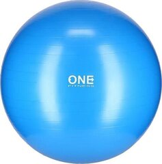 Võimlemispall One Fitness Gym Ball 10, ilma pumbata, 75cm, sinine hind ja info | Võimlemispallid | kaup24.ee